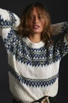 Scotch & Soda Fair Isle Sweater In White