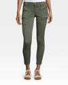Joie Park Twill Skinny Jeans In Olive