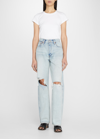 Re/done '90s High Waist Loose Jeans In Destryd Ma
