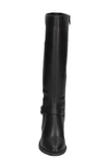 Easy Street Luella Plus Tall Boot In Black/ Black Embossed/ Gore