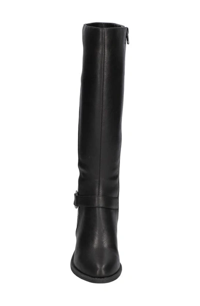 Easy Street Luella Plus Tall Boot In Black/ Black Embossed/ Gore