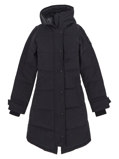 Canada Goose Shelburne Hooded Parka Coat In Blue