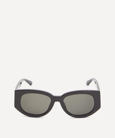 Linda Farrow Women's Debbie D-frame Sunglasses In Black