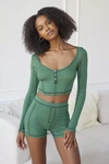 Out From Under Sweet Dreams Boyshort In Dark Green