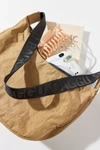 Baggu Medium Nylon Crescent Bag In Khaki