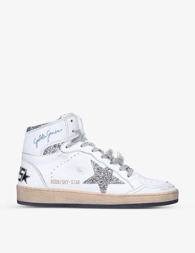 Golden Goose Womens White/oth Women's Mid Star 80185 Leather Trainers