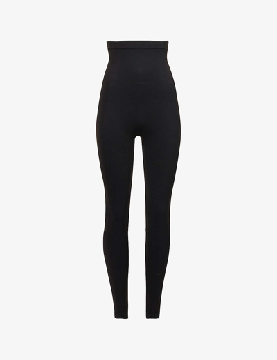 Spanx Ecocare High-rise Stretch-jersey Leggings In Black
