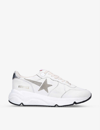 Golden Goose Running Golden Gooose Running Sole In Leather In White