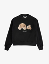 Palm Angels Bear Graphic-print Cotton-jersey Sweatshirt 4-12 Years In Black