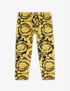 VERSACE BAROCCO GRAPHIC-PRINT STRETCH-COTTON JERSEY LEGGINGS 6-36 MONTHS