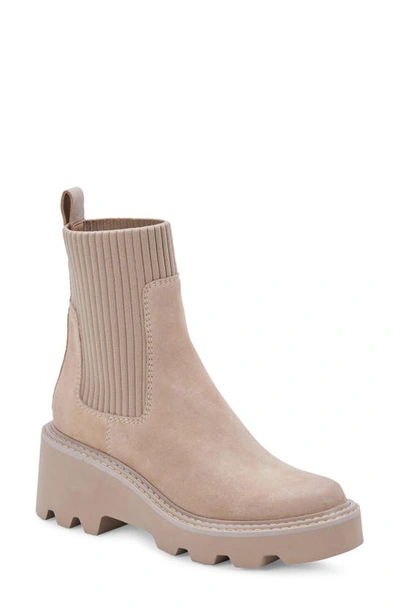 Dolce Vita Hoven H20 Waterproof Bootie In Dune Leather H2o