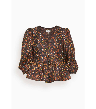 Baum Und Pferdgarten Mallow Top In Cheetah Garden In Multi