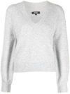 Apparis Moira V-neck Sweater In Light Grey