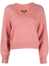 Apparis Moira V-neck Sweater In Orange