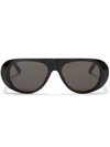 PALM ANGELS SIERRA ROUND-FRAME SUNGLASSES