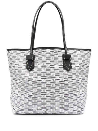 Moreau Tomm Leather Tote Bag In White