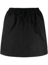 Wardrobe.nyc Utility Drawstring Miniskirt In Schwarz