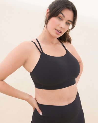 Soma Longline Yoga Bra In Black