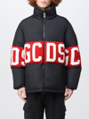 Gcds Logo-print Feather-down Jacket In Black