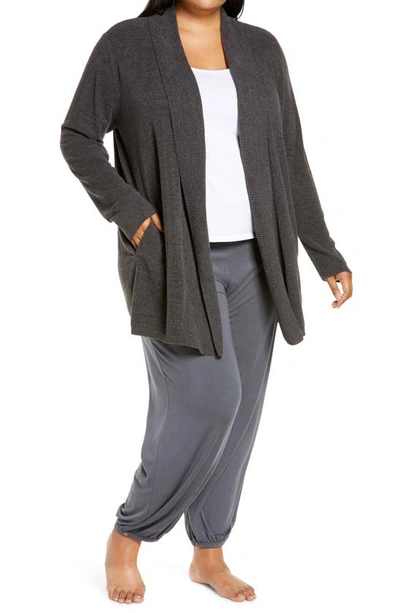 Barefoot Dreams Cozychic Ultra Lite™ Cardigan In Carbon