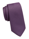 Saks Fifth Avenue Collection Micro Tweed Neck Tie In Elder Berry