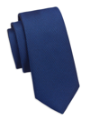 Saks Fifth Avenue Collection Micro Tweed Neck Tie In Soda Liite Blue