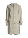 RAINS WOMEN'S LONG RAIN JACKET