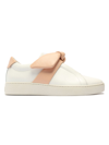 Alexandre Birman Women's Asymmetric Clarita Leather Slip-on Sneakers In White Beige