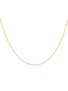 BY ADINA EDEN WOMEN'S SINGAPORE 14K YELLOW GOLD CHAIN NECKLACE