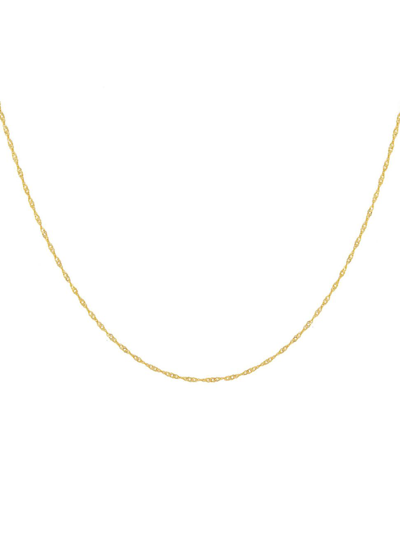 By Adina Eden Singapore 14k Yellow Gold Chain Necklace