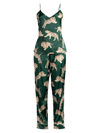 AVERIE SLEEP WOMEN'S TIGER-PRINT ZOLA LONG CAMISOLE PAJAMA SET