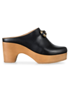 FRAME WOMEN'S LE IONE LEATHER CLOGS