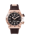 Ferragamo Men's 1927 Rose Gold Silicone Strap Watch