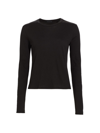 ATM ANTHONY THOMAS MELILLO WOMEN'S LONG-SLEEVE COTTON PULLOVER TOP