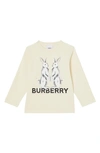 BURBERRY KIDS' HARE LONG SLEEVE GRAPHIC TEE