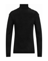 Grey Daniele Alessandrini Turtlenecks In Black