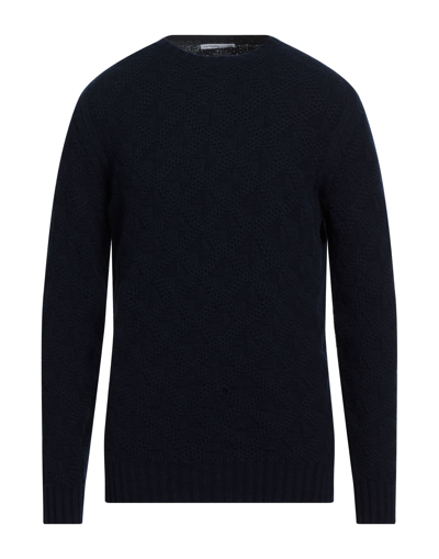 Grey Daniele Alessandrini Sweaters In Blue