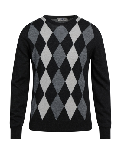 Tsd12 Sweaters In Black