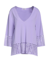 Kangra Cashmere Sweaters In Light Purple