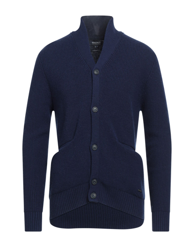 Woolrich Cardigans In Dark Blue