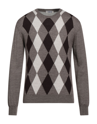 Tsd12 Sweaters In Brown