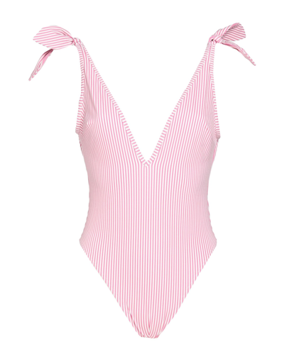 Moschino One-piece Swimsuits In Fuchsia