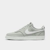 Nike Men's Court Vision Low Next Nature Casual Shoes In Grey Fog/black/white