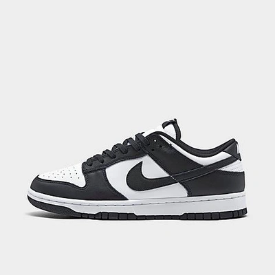 Nike Dunk Low Retro Sneakers In Black And White