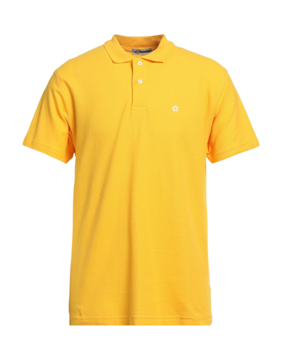 Daniele Alessandrini Homme Polo Shirts In Yellow