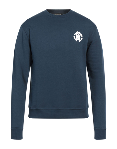 Roberto Cavalli Sweatshirts In Blue