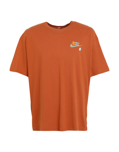 Nike T-shirts In Brown