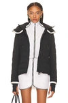 Moncler Lamoura Hooded Grosgrain-trimmed Quilted Down Ski Jacket In Black
