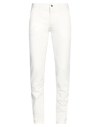 Four.ten Industry 4/10 Four. Ten Industry Man Pants White Size 36 Cotton, Elastane