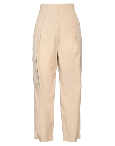 Max Mara Studio Woman Pants Sand Size 12 Cotton In Beige